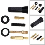 Antenna Corta Carbon Alluminio Mini 3.5Cm Radio Tuning Fibra