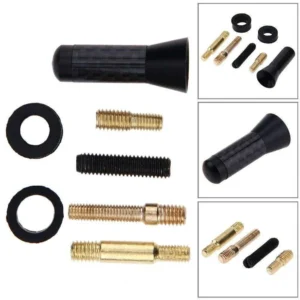 Antenna Corta Carbon Alluminio Mini 3.5Cm Radio Tuning Fibra