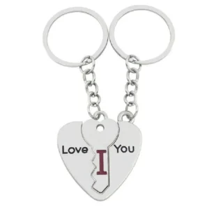 2 Pezzi Portachiavi Per Coppie Puzzle Lettere I Love U You