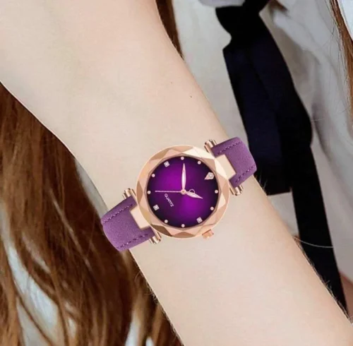Orologio Bracciale Geneva Donna Foulard Full Pink Analogico