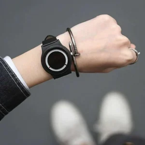 Orologio Unisex Future Hodinky Analogico Rotondo Full Black