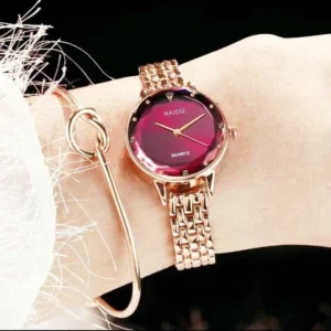 Orologio Donna Naidu Quarzo Oro Rosa Acciaio Inox Quarzo