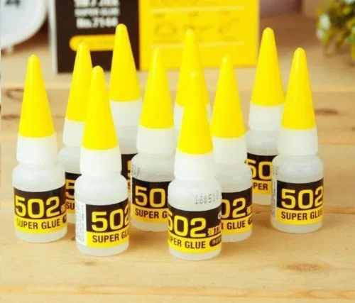 Colla 502 Super Glue Cianoacrilato Forte Legame Adesivo 8G