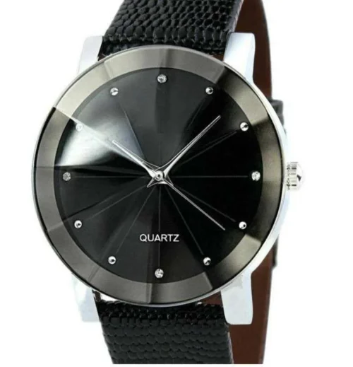Orologio Uomo Analogico Con Brillantini Raggi Diamante