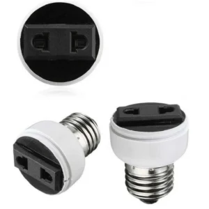 Adattatore Da Portalampada E27 A Presa 220V Italiana Tedesca