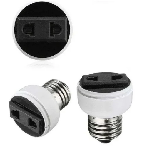 Adattatore Da Portalampada E27 A Presa 220V Italiana Tedesca