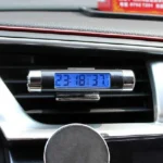 Termometro Digitale 2 In 1 Led Orologio Auto Temperatura Lcd