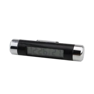Termometro Digitale 2 In 1 Led Orologio Auto Temperatura Lcd