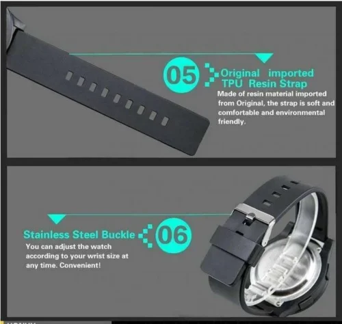 Orologio Digitale Honhx Simple Impermeabile Militare Jogging