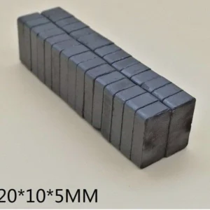 6 Pezzi Lotto Magneti Ferrite 20X10X5Mm Y30 Alta Potenza