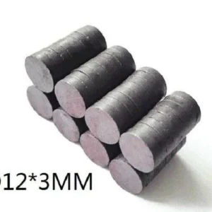 10 Pezzi Lotto Magneti Ferrite 12X3Mm Y30 Alta Potenza
