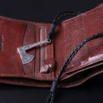 Bracciale Uomo Ascia Axe Vichingo Con Fascia In Ecopelle