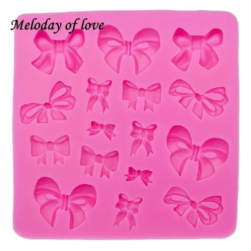 Stampo In Silicone Fiocchi Fiocchetti Varie Misure Cake
