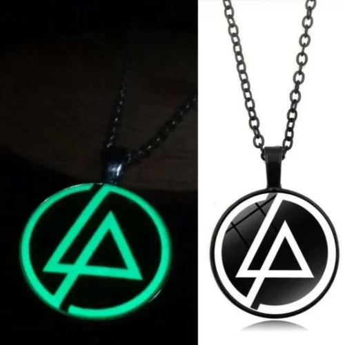 Collana Catenina Linkin Park Lp Fluorescente Glow In Dark