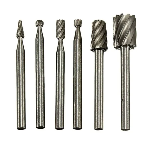 6 Pezzi Lotto Mini Punte Trapano 1/8 Per Legno Cnc Intaglio