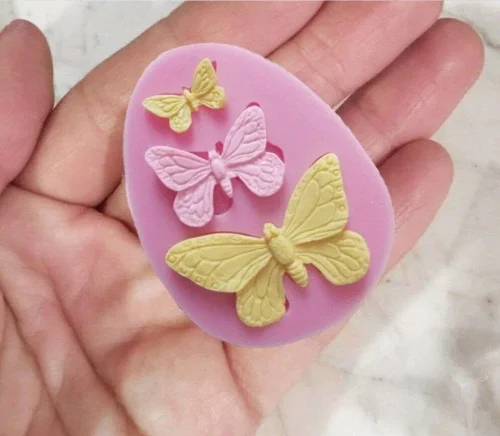 Stampo In Silicone Forma Farfalla Butterfly Varie Misure