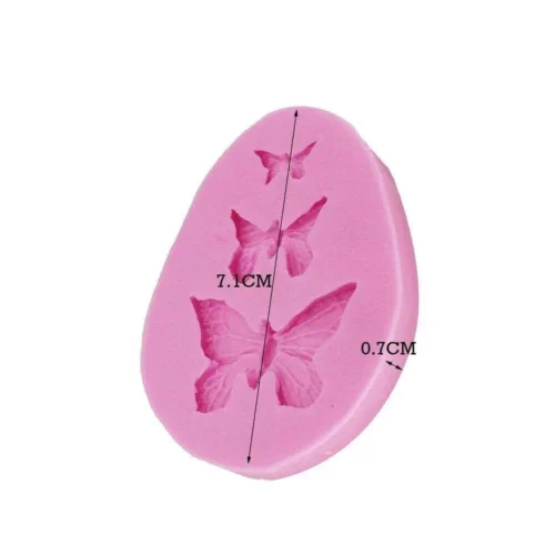 Stampo In Silicone Forma Farfalla Butterfly Varie Misure