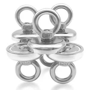 Neodimio Magnete A Gancio 10 Kg. Calamita Calamite Gancio