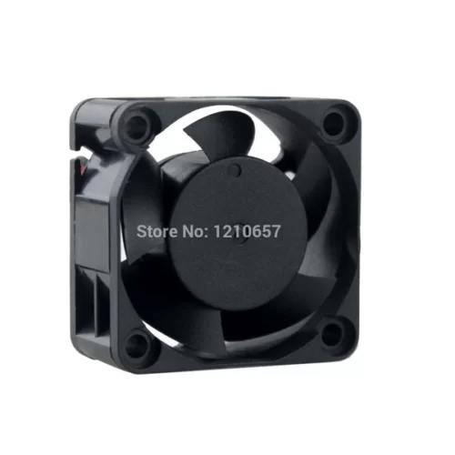 Ventola Con Bronzine 40X40X20 12 Volt Dc 2 P 2 Raffreddamento
