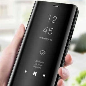Xiaomi Redmi Note 9 Custodia Flip Cover Guscio Borsa Clear