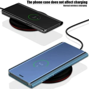 Xiaomi Redmi Note 9 Custodia Flip Cover Guscio Borsa Clear