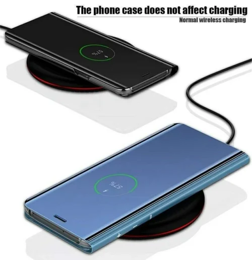 Xiaomi Redmi Note 9 Custodia Flip Cover Guscio Borsa Clear