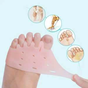 2 Separatore 5 Dita Piede Tutore Alluce Valgo Sovrapposte