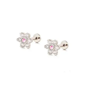 Piercing A Forma Di Fiore Orecchio Acciaio Chirurgico Trago
