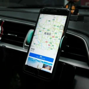 Supporto Smartphone Bocchette Aria Semplice Blue Telefono