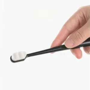 Spazzolino Manuale 10.000 Setole Ultra Sottile Nero Morbido