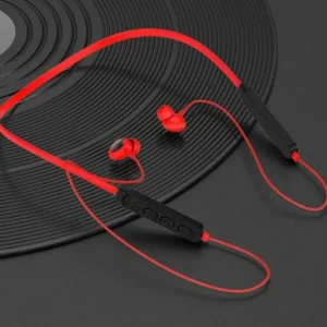 Auricolare Running Bluetooth 5.0 Kebidu T12 Full Red Hi-Fi