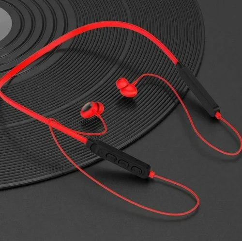 Auricolare Running Bluetooth 5.0 Kebidu T12 Full Red Hi-Fi