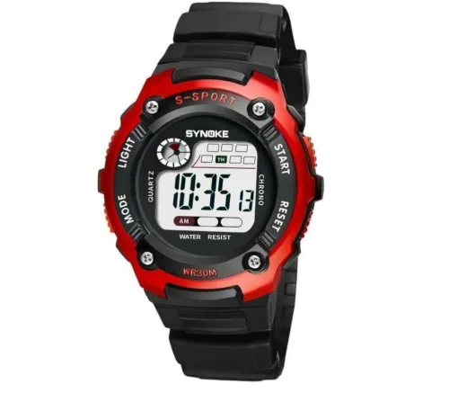Orologio Digitale Synoke Red High Quality Bambini Waterproof