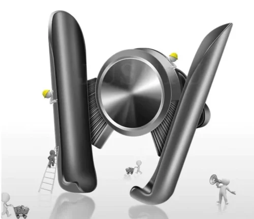 Supporto Gravità Auto Smartphone Elegante Bocchette Aria