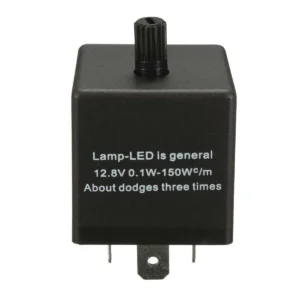 Relè Frecce Led 3Pin 12V Flasher Mk-300 Per Moto 150W 0.1W