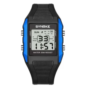 Orologio Digitale Synoke Alta Qualità Blue Digitale Quadrato