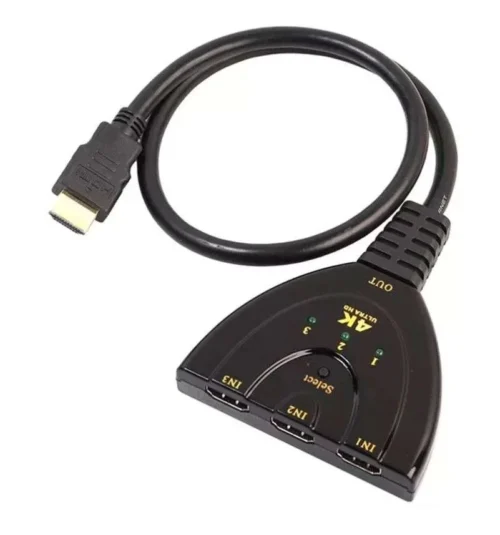 Adattatore Switch Splitter Hdmi 1080P 3D 3 Ingressi 1 Uscita
