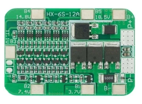 Bms 6S Circuito Di Controllo 6X 18650 Litio Batteria 15A
