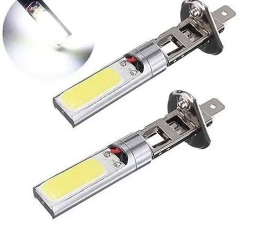 2X H1 Xenon Bianco 6000K 7.5W Cob Led Smd Lampadine Luci