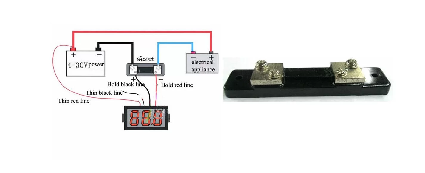 Resistenza Resistore Di Current Shunt Resistor Amperometro