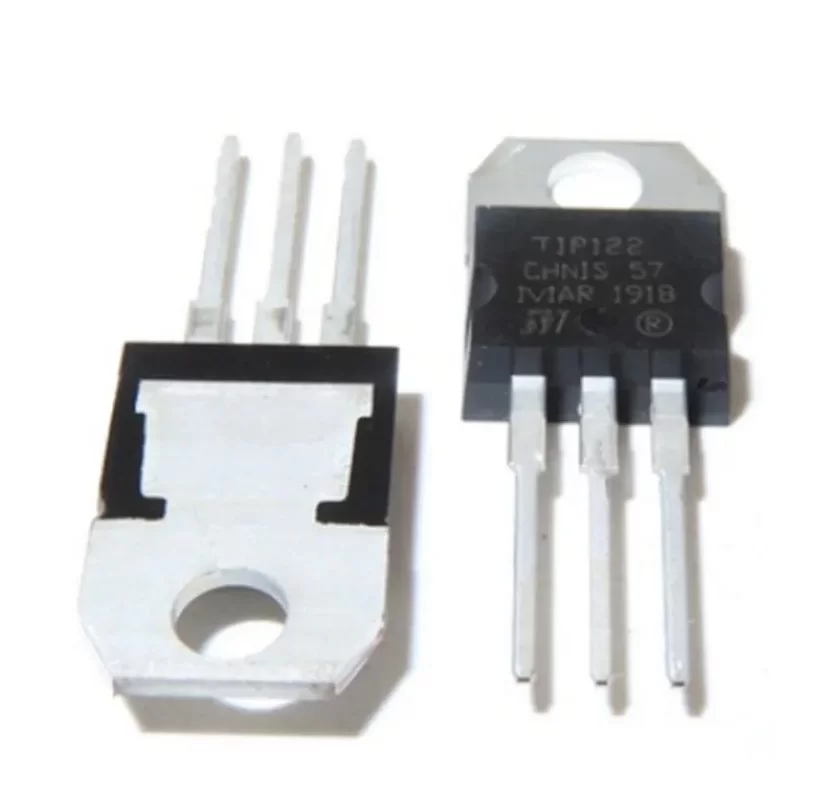 10 Pezzi Tip122 Transistor Darlington Npn 100V 5A 65W Tip122