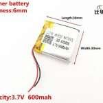 Batteria Lipo Ai Polimeri Di Litio 3,7V 600Mah 603030 Per RC