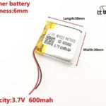 Batteria Lipo Ai Polimeri Di Litio 3.7V 600Mah 603030 Per RC