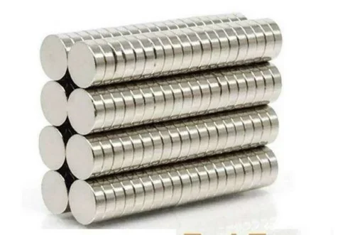 20 Pezzi Magneti Neodimio Ndfeb N35 Cilindrici 5x1.5mm