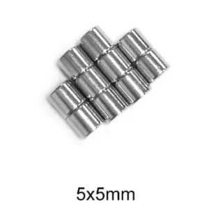 20 Magneti Forti 5X5 Mm Neodimio Permanente Rotondi Piccoli
