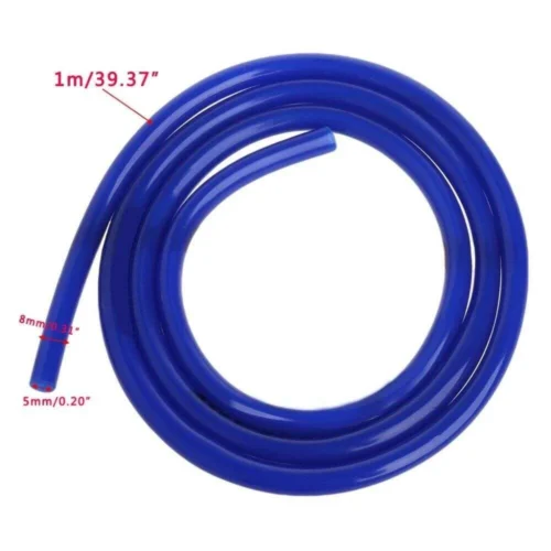 Tubo Benzina Carburante 1 M Rosso 5 X 8 Mm Moto Scooter