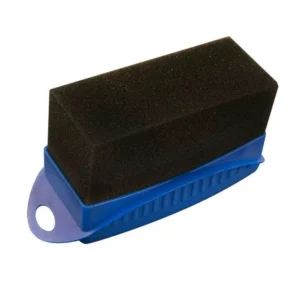 Spugnetta Applicazione Lucida Pneumatici Nero Gomme Lavaggio