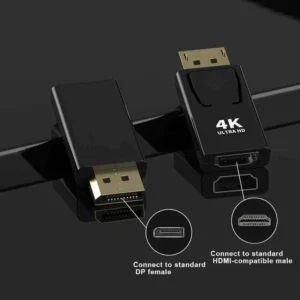 Dp A Hdmi Convertitore Pc Tv Displayport Maschio 4K Video