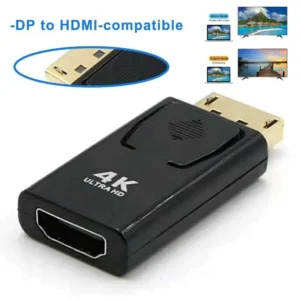 Dp A Hdmi Convertitore Pc Tv Displayport Maschio 4K Video