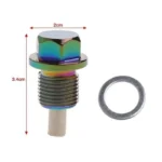 Tappo Scarico Olio Magnetico Con Anello Di Tenuta 12X1.5mm